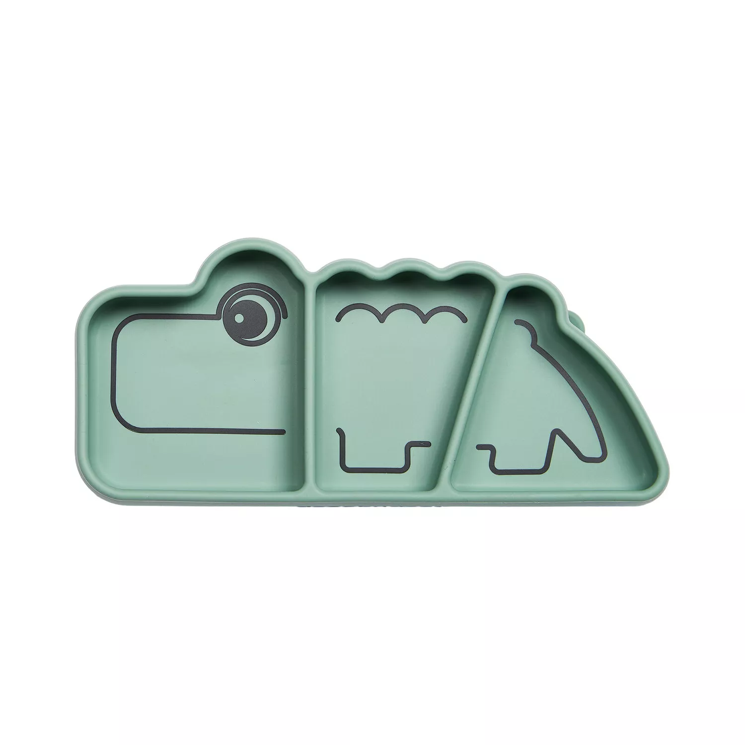 Done by Deer طبق الوجبات الخفيفة المصنوع من السيليكون