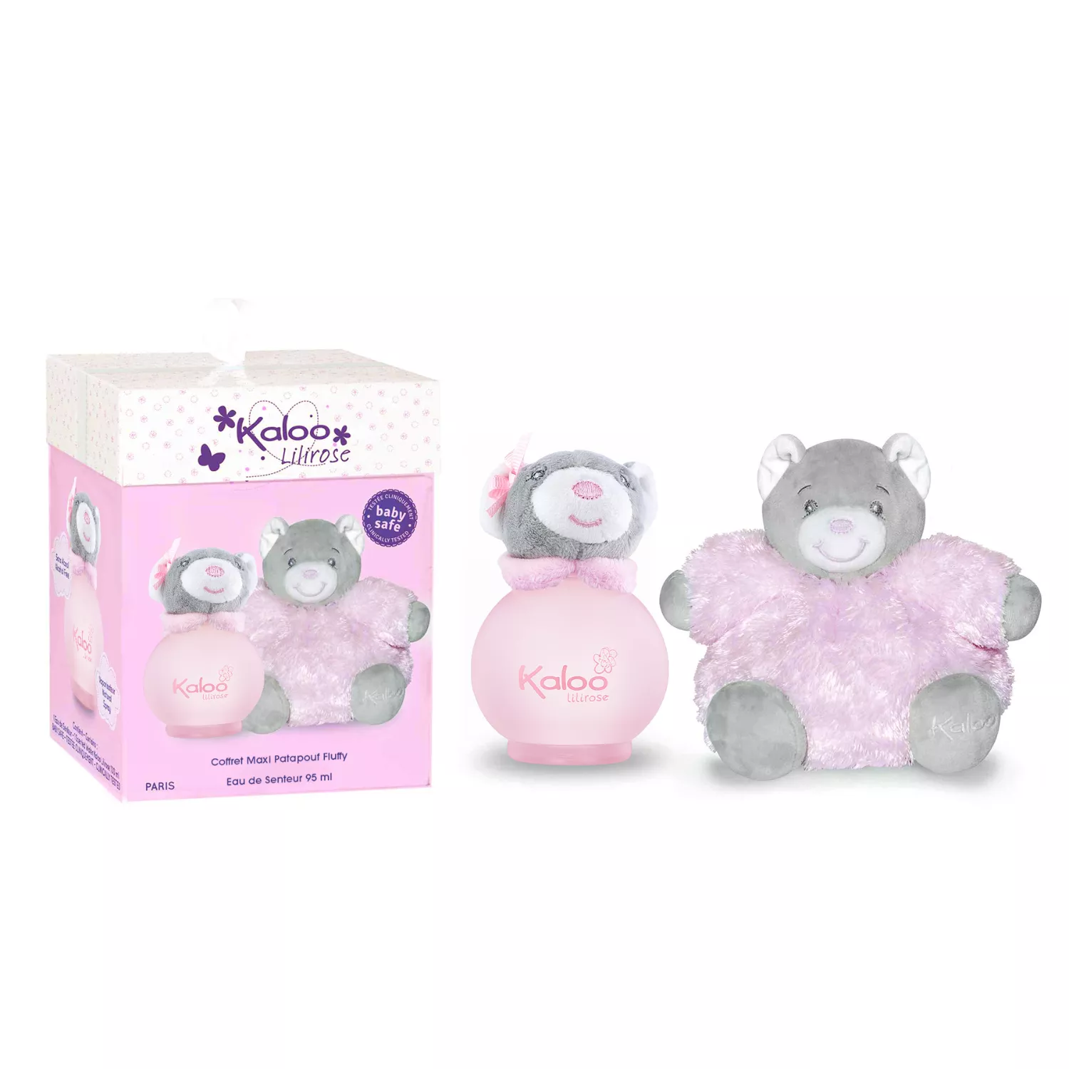 Kaloo Fragrance Maxi Gift Set - Scented Water 95ml + Bear Plush Toy