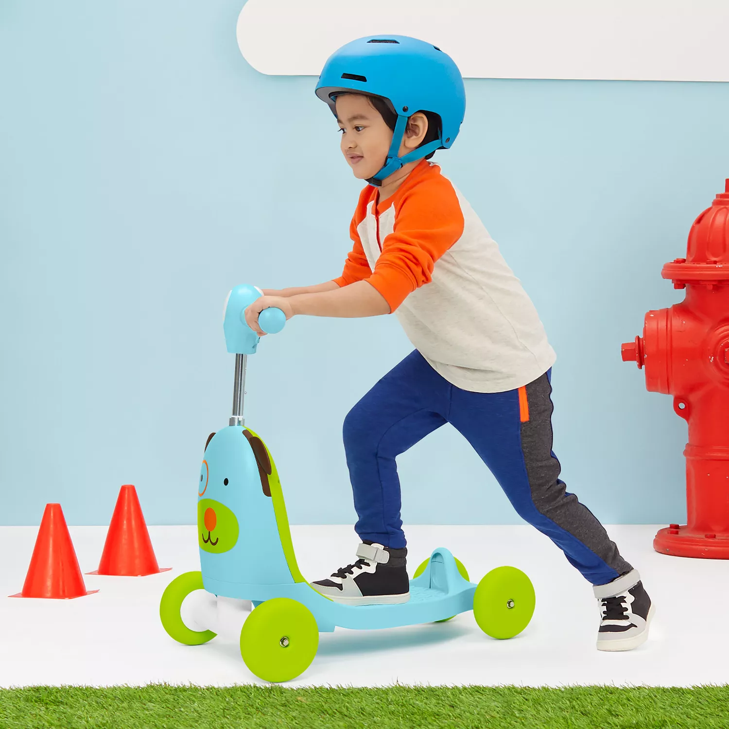SkipHop Zoo 3-In-1 Ride On Toy