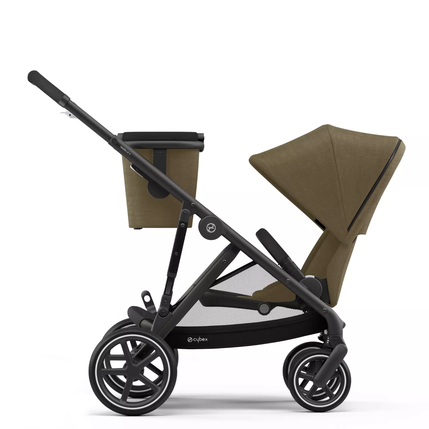 Cybex Gazelle S Twin Stroller - Black Frame -- ALINA