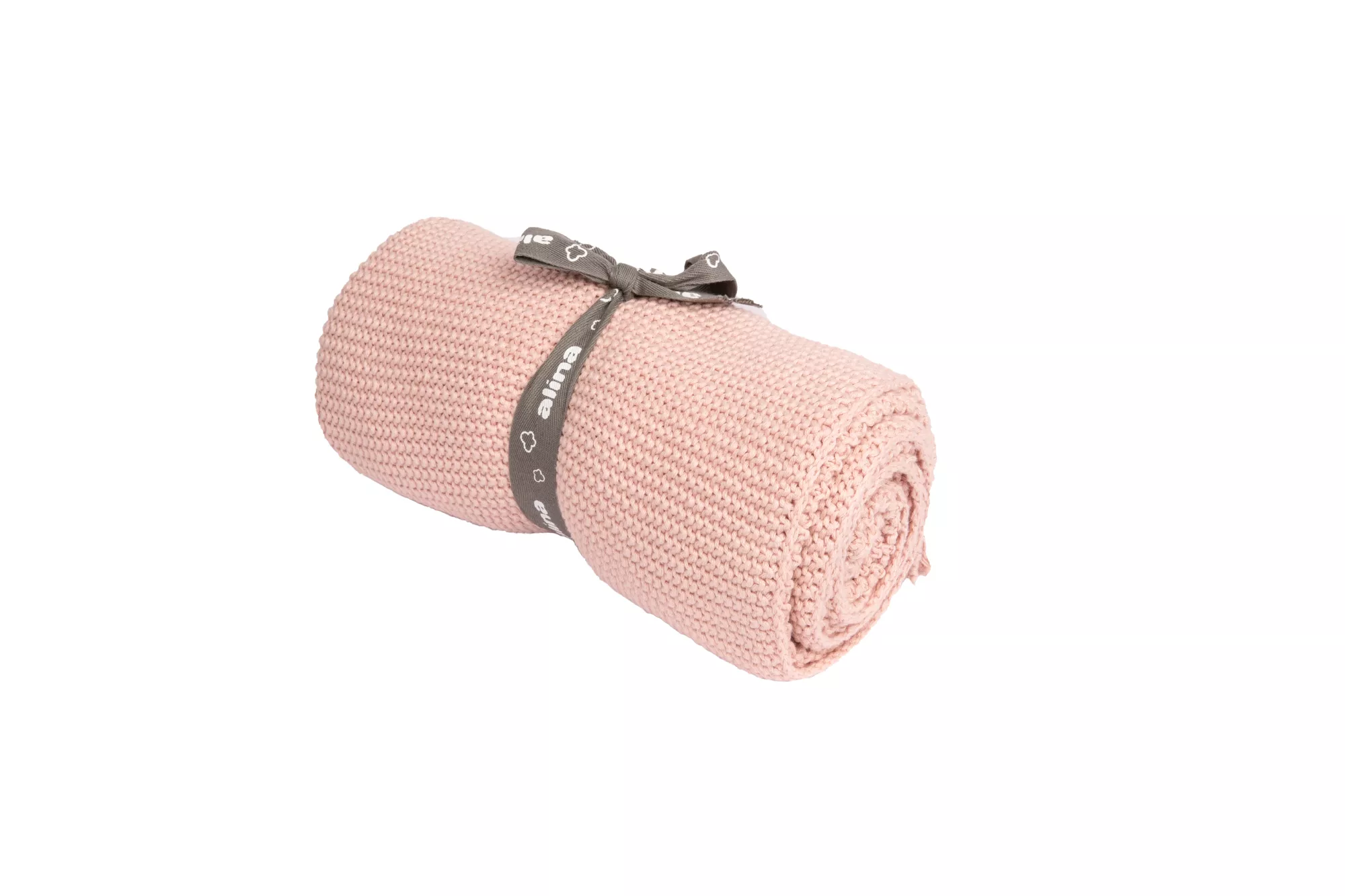 Alina 100% COTTON KNITTED  Blankets MINI MOSS 