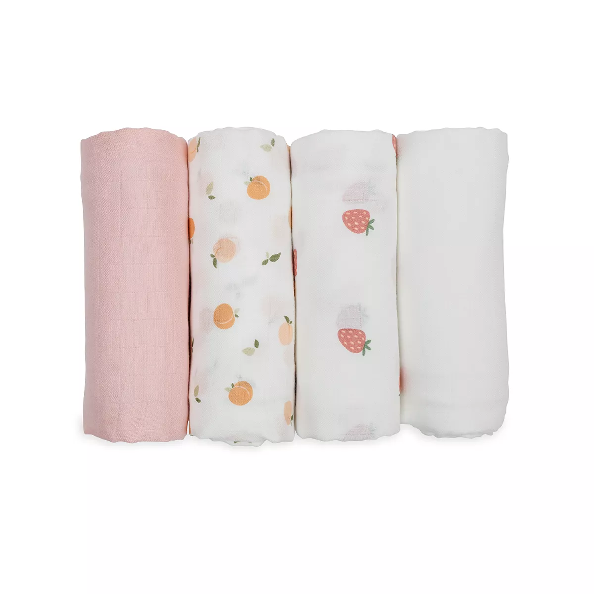 lulujo 4-Pack Bamboo Muslin Swaddle