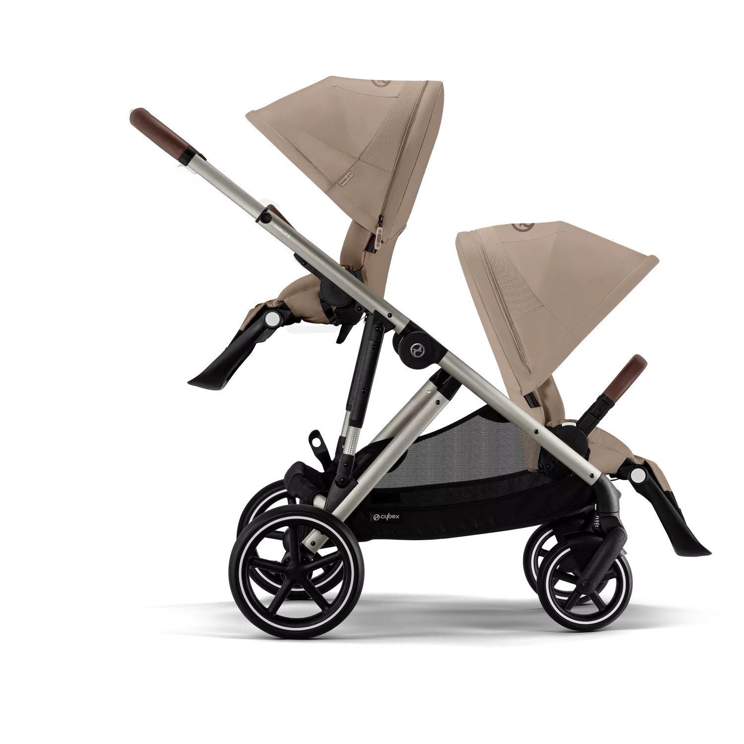 Cybex Gazelle S Twin  Stroller  - Taupe Frame