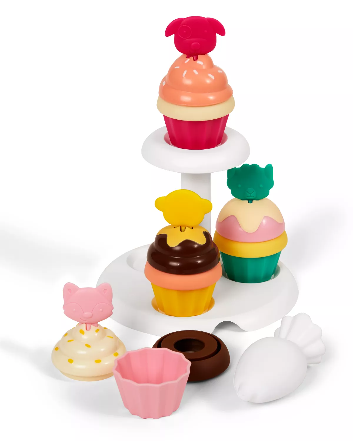 SkipHop Zoo Sort And Stack Cupcakes