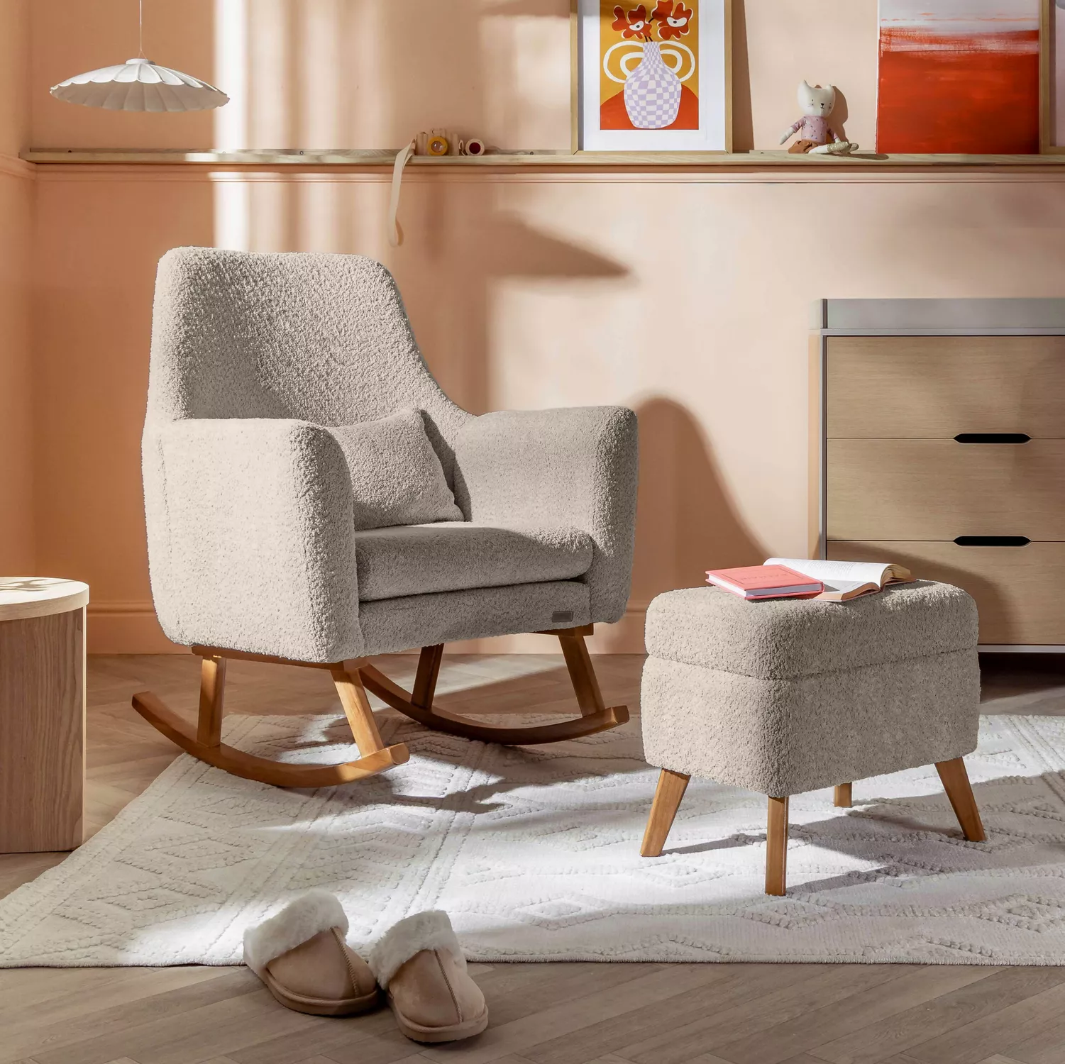 Tutti Bambini Oscar Luxe Rocking Chair & Footstool