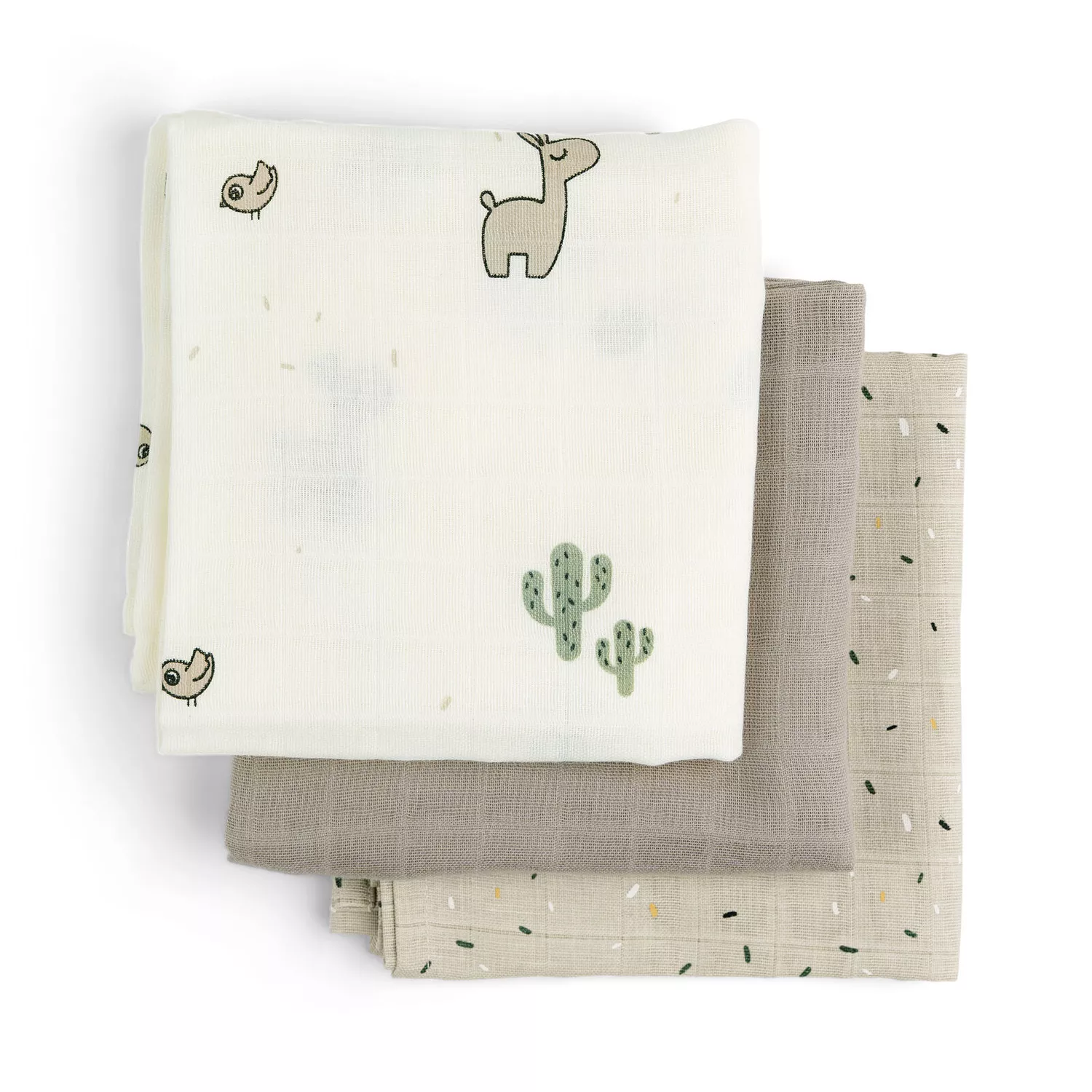 Done by Deer Burp Cloth 3-Pack Gots