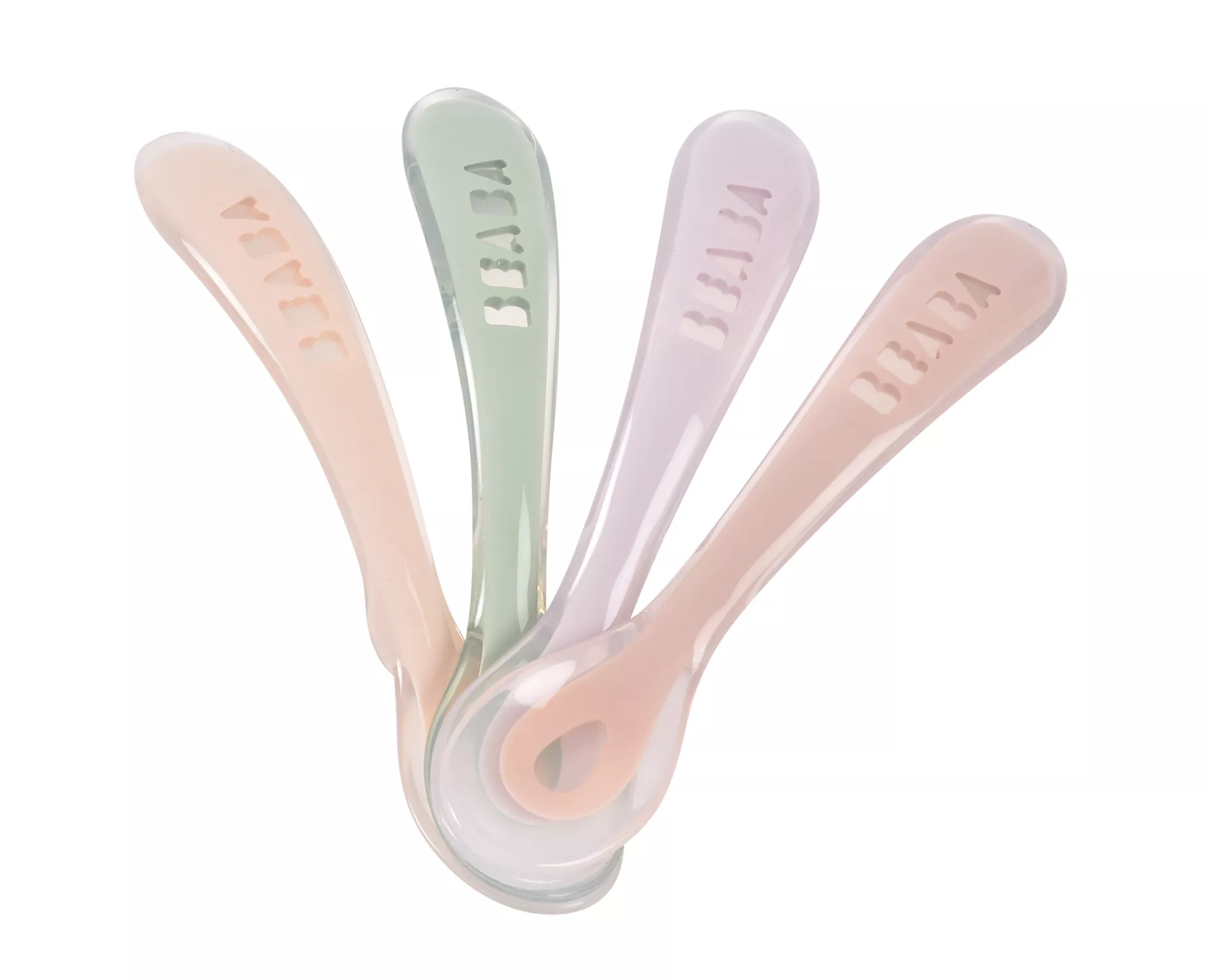 Beaba 2nd Age Silicone Spoons Set of 4 Box